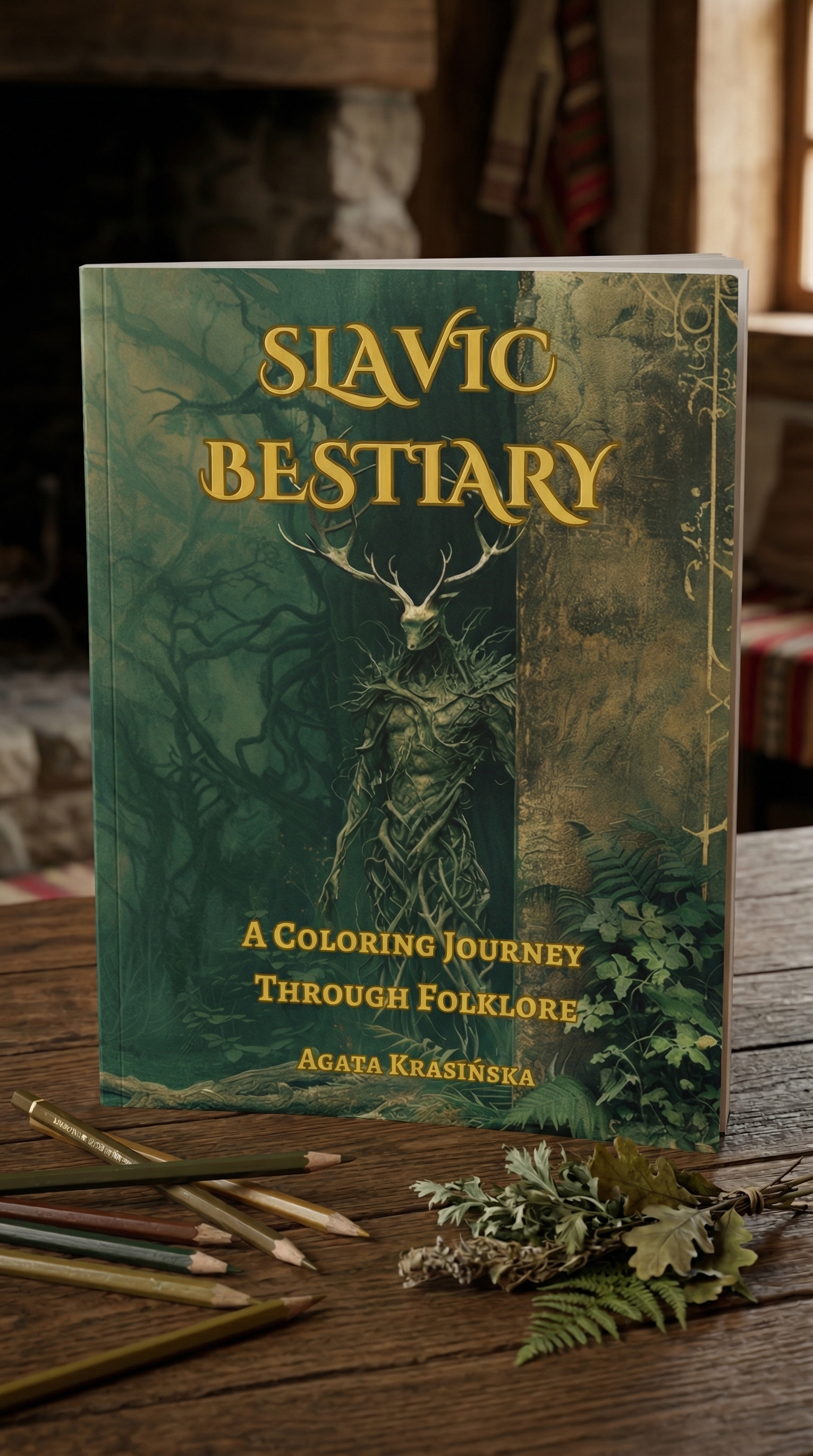 Slavic Bestiary: A Coloring Journey Through Folklore